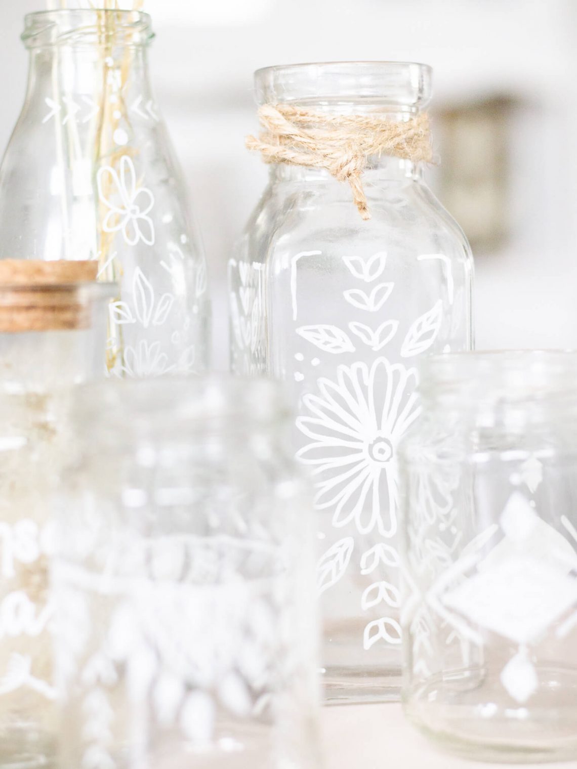 Upcycling: alte Gläser im Boho-Stil bemalen ! Schnell, einfach und schön