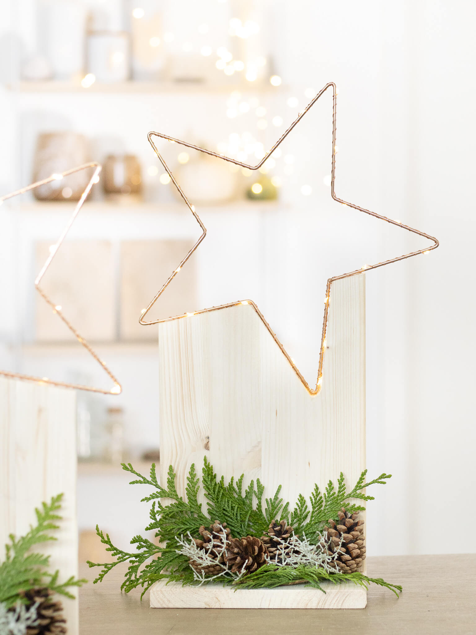 Leuchtende Sternstunde! Weihnachtliche DIY-Dekoration aus Holz