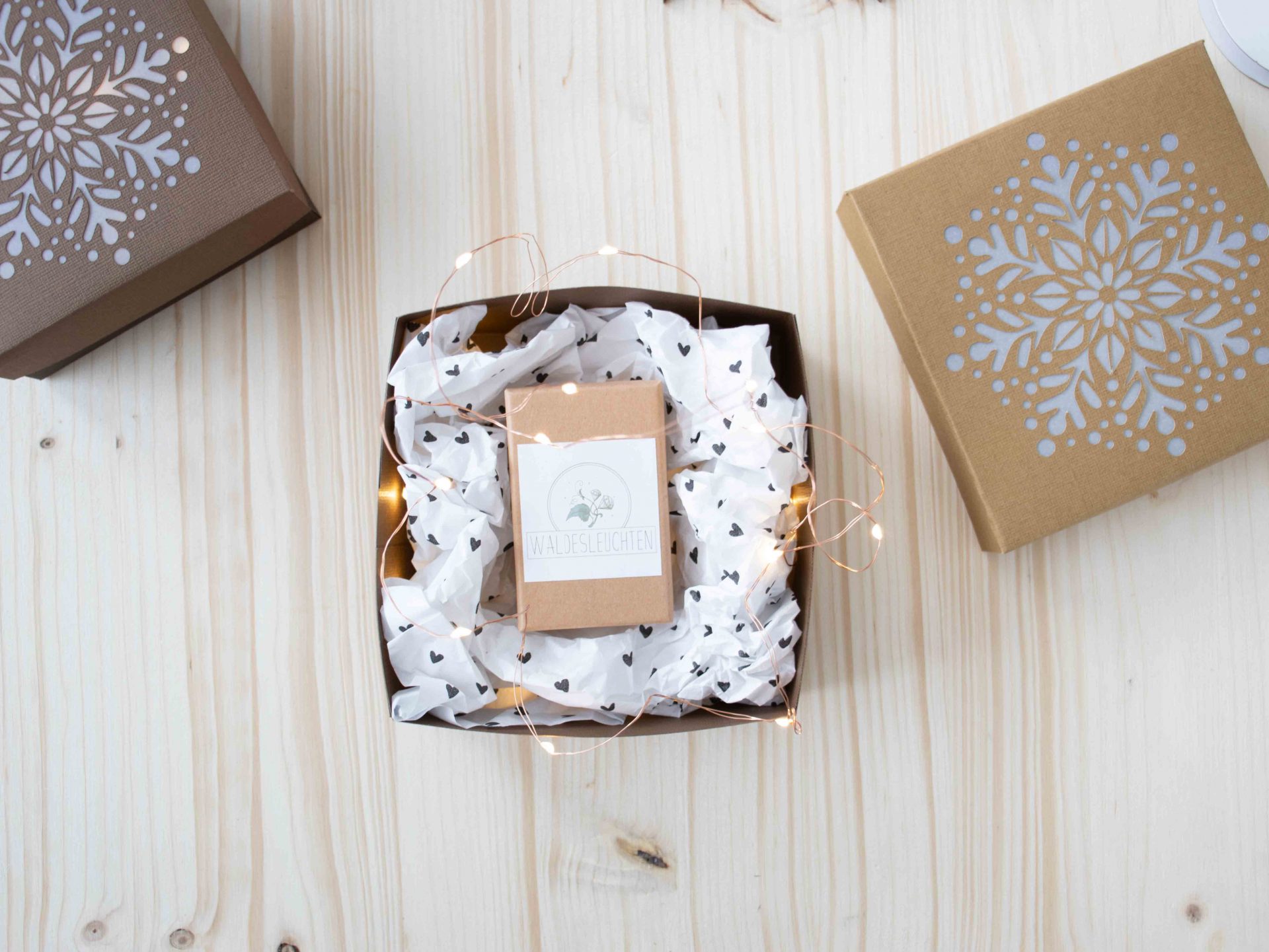 Geschenkbox aus Papier basteln